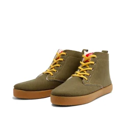 Adam Vegan Olive Lace Bootie