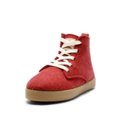 Adam Wool Red Lace Bootie