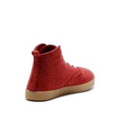 Adam Wool Red Lace Bootie