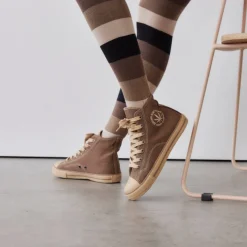 Billy Taupe Hemp Sneaker