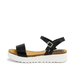 Eden Leather Sandal Black