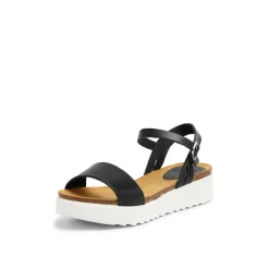 Eden Leather Sandal Black
