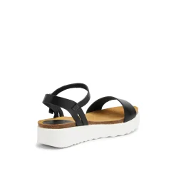 Eden Leather Sandal Black