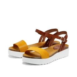 Eden Leather Sandal Whisky Sun