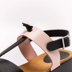 Edina Leather Sandal Black