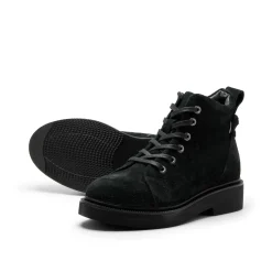 Ela Black Lace Bootie