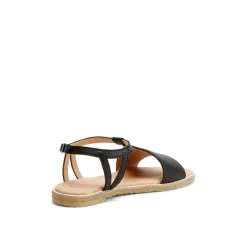 Eldora Leather Sandal Black