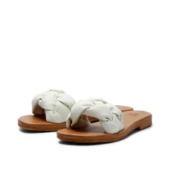 Estoril Leather Sandal Offwhite
