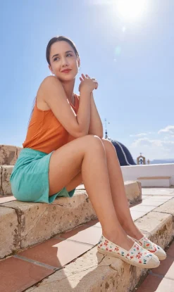 Evita Cotton Espadrille Batik