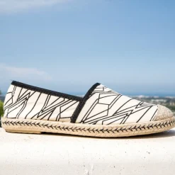 Evita Cotton Printed Espadrille X Colorblind Patterns