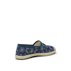 Evita Espadrille Flowers Azul