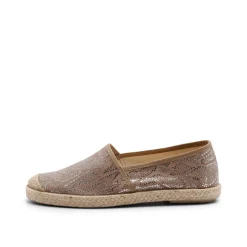 Evita Espadrille Snake Rose
