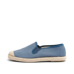 Evita Espadrille Stretch Azul