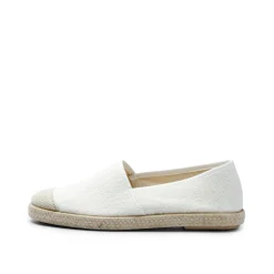 Evita Hemp Espadrille White
