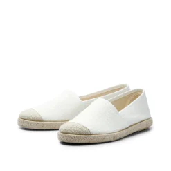 Evita Hemp Espadrille White