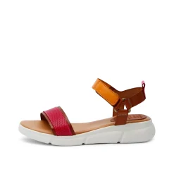 Feli Leather Sandal Fuchsia Multi