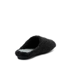 Furry Black Vegan Homeslipper