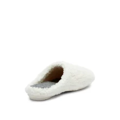 Furry Offwhite Vegan Homeslipper