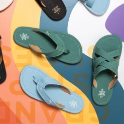 Harper Hemp Sandal Seagreen