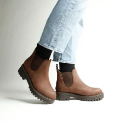 Hunter Brown Chelsea Bootie