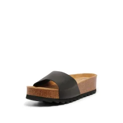 Kali Leather Sandal Black