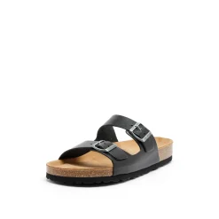 Lars Bio Leather Sandal Black