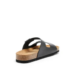 Lars Bio Leather Sandal Black
