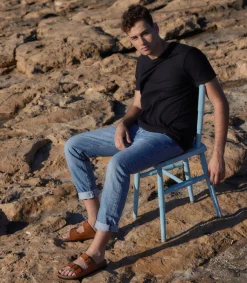 Lars Bio Leather Sandal Whisky