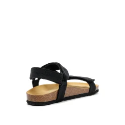 Leo Hemp Sandal Black