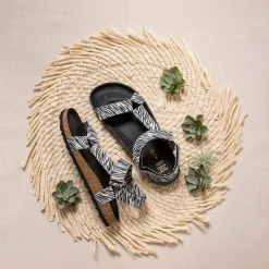 Leo Sandal Zebra