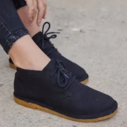 Loki Black Hemp Desert Boot