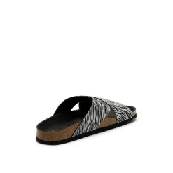 Lola Recycled Sandal Zebra