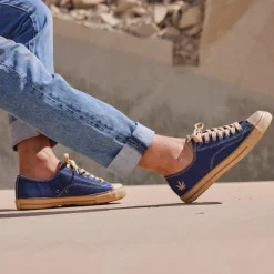 Marley Navy Hemp Sneaker