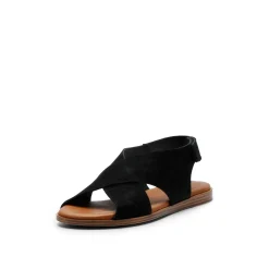 Menorca Leather Sandal Black