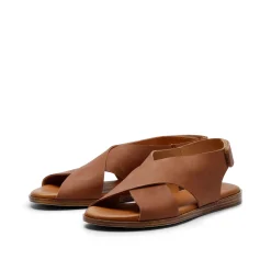 Menorca Leather Sandal Whisky