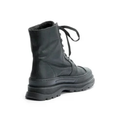 Nelly Black Vegan Lace Boot