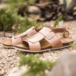 Nune Leather Sandal Beig