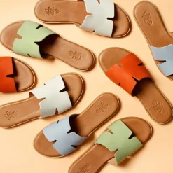 Pala Leather Sandal Pistazie