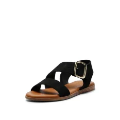 Reba Leather Sandal Black