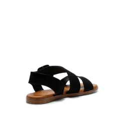 Reba Leather Sandal Black