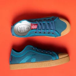 Riley Organic Sneaker Petrol