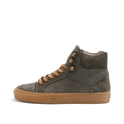 Sally Suede Grey High Top Sneaker