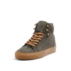 Sally Suede Grey High Top Sneaker