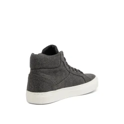 Sally Vegan Felt Grey High Top Sneaker