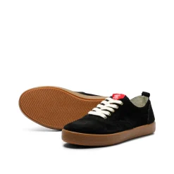 Sasha Black Suede Sneaker