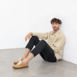 Sasha Camel Suede Sneaker