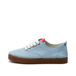 Sasha Lt Blue Suede Sneaker