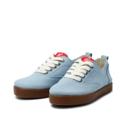 Sasha Lt Blue Suede Sneaker