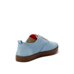 Sasha Lt Blue Suede Sneaker
