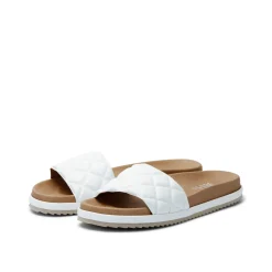 Silja White Corn Slipon Sandal